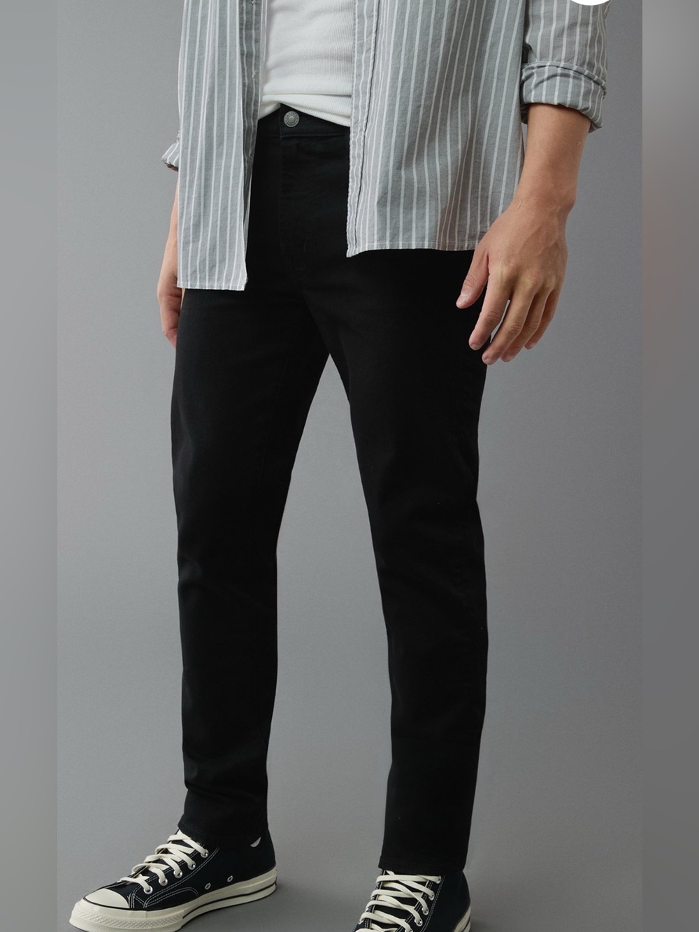 NWT American Eagle Airflex+ Slim Jeans - Black Slim Jeans